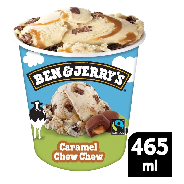 Caramel Chew Chew Ice Cream Tub 465ml