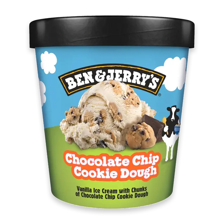Chocolate Chip Cookie Dough Ice Cream Tub