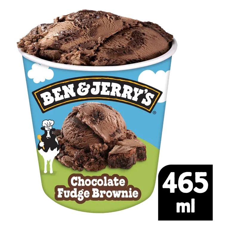 Chocolate Fudge Brownie Ice Cream Tub 465ml
