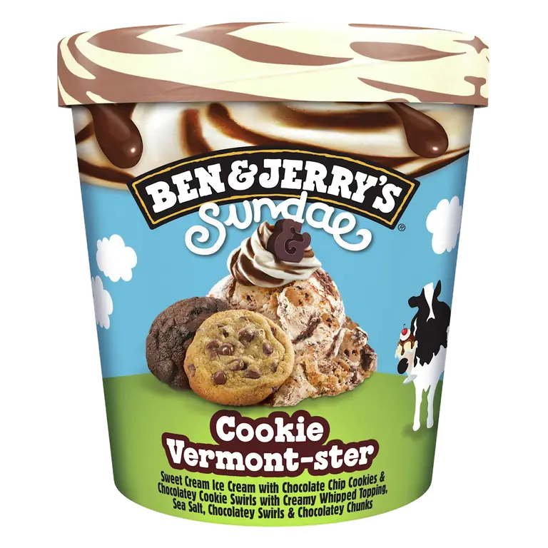Ice Cream Cookie Vermonster Sundae