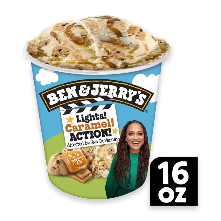 Lights! Caramel! Action! Vanilla Ice Cream Pint