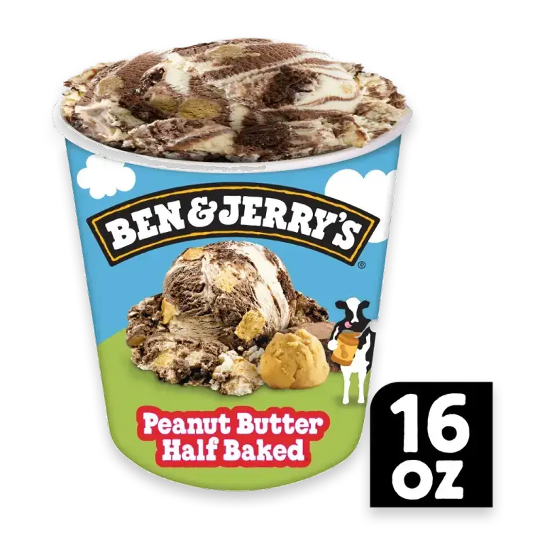 Peanut Butter Half Baked Ice Cream Pint