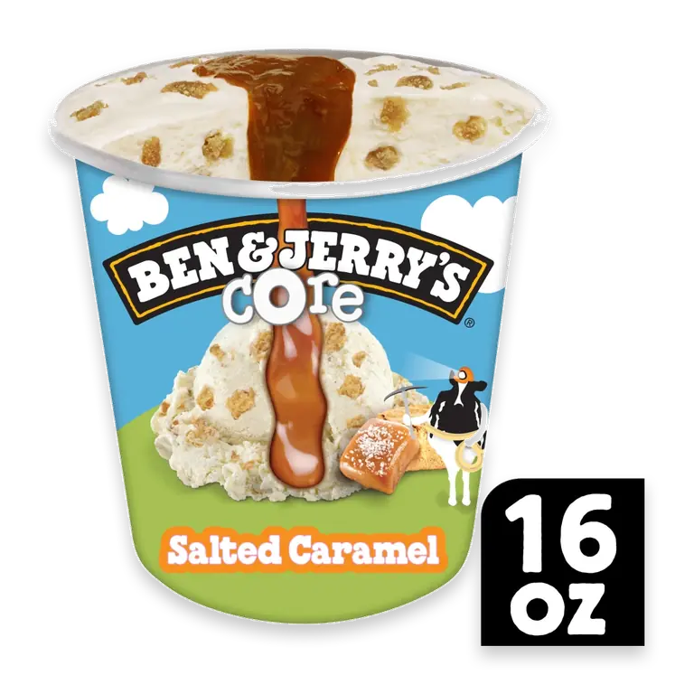 Salted Caramel Core Ice Cream Pint