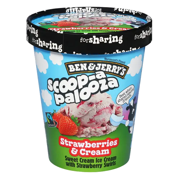 Scoop-a-Palooza Strawberries & Cream Ice Cream