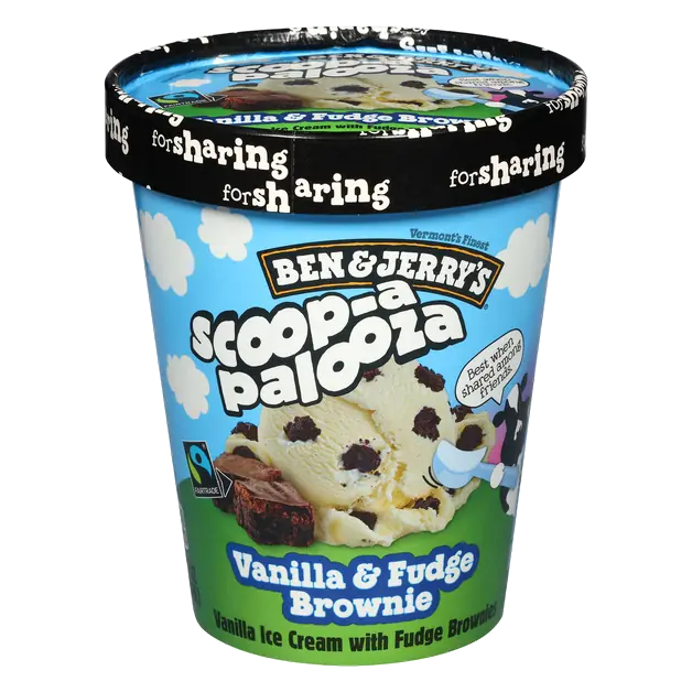 Scoop-a-Palooza Vanilla & Fudge Brownie Ice Cream