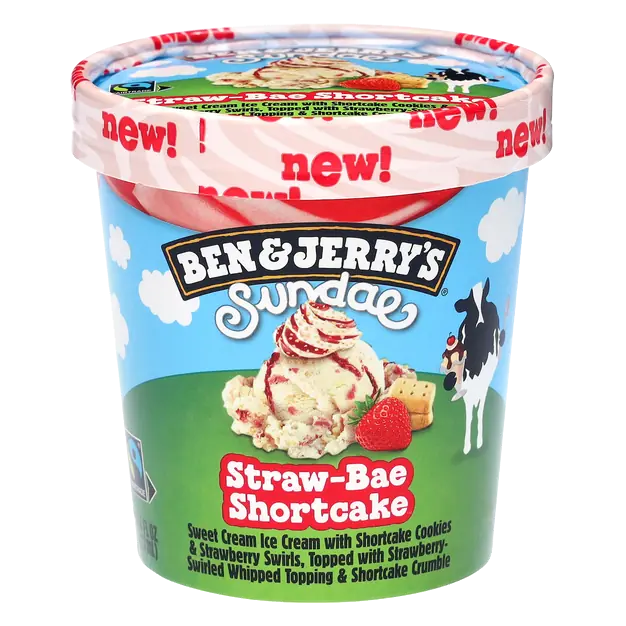 Sundae Straw-Bae Shortcake Ice Cream