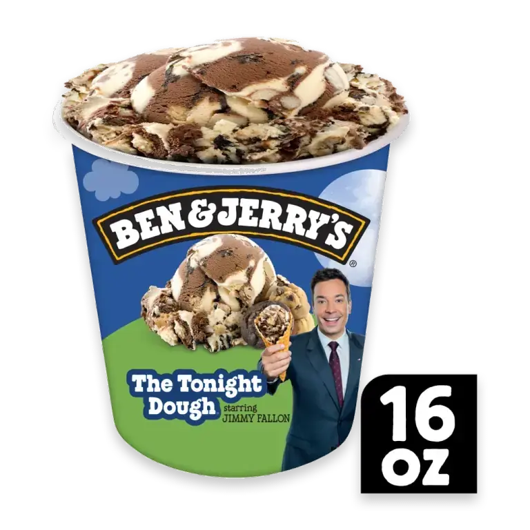 The Tonight Dough with Cookie Dough and Caramel and Chocolate Ice Cream Pint