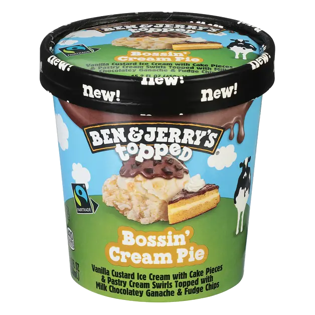 Topped Bossin' Cream Pie Ice Cream