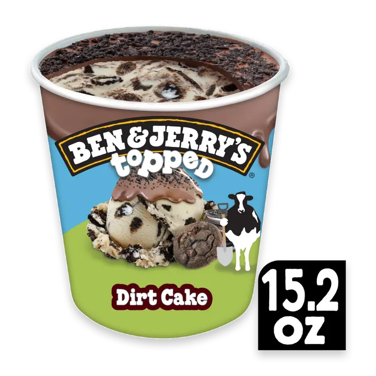 Topped Dirt Cake Ice Cream Pint