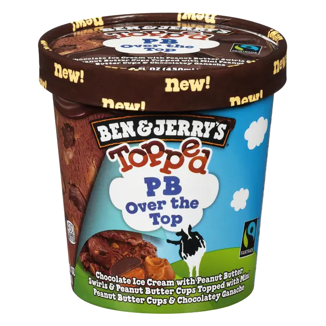 Topped PB Over the Top Ice Cream