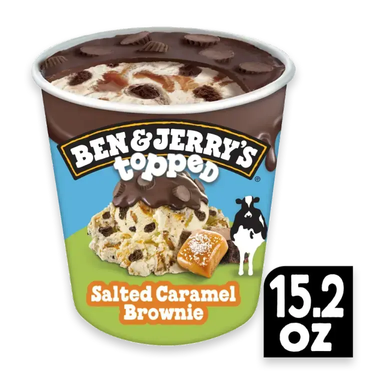 Topped Salted Caramel Brownie Ice Cream Pint
