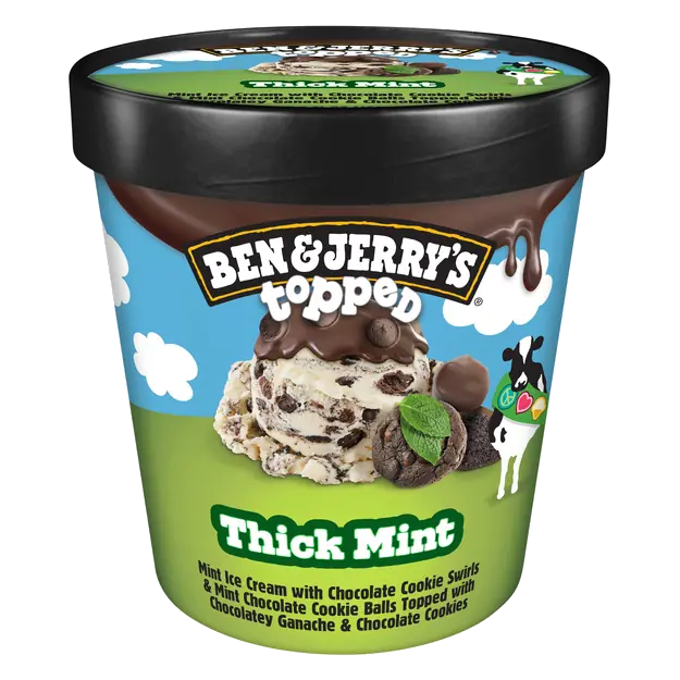 Topped Thick Mint Ice Cream