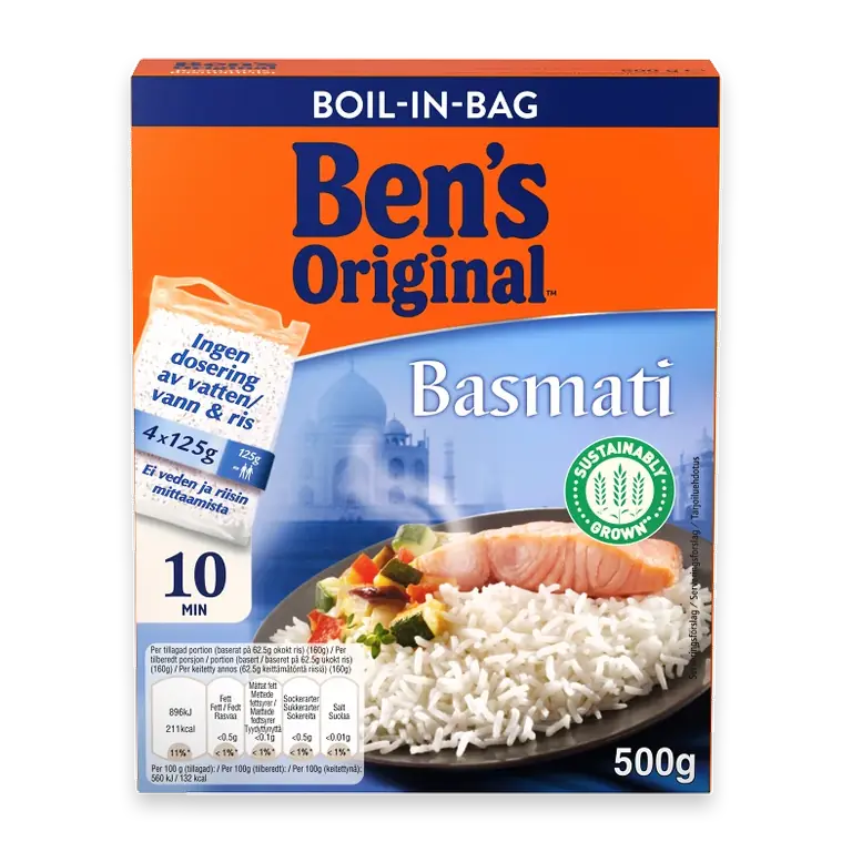 Basmatiris Boil in bag 500g