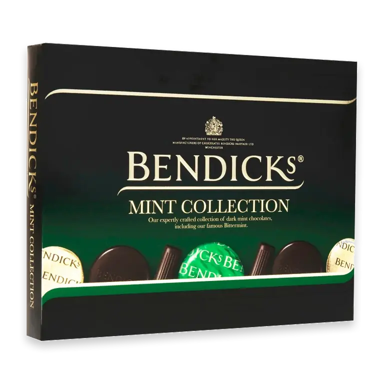 Gåvoask Mörk Choklad Mint Collection 200g