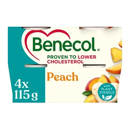 Peach Vegetarian Yogurts
