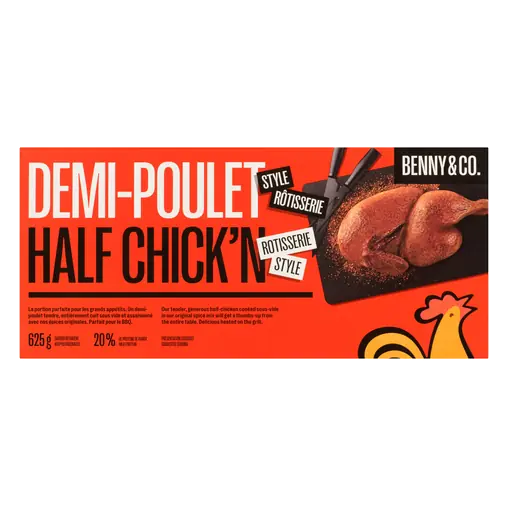 Benny & Co. Cooked Chicken Half Rotisserie Style 625 g
