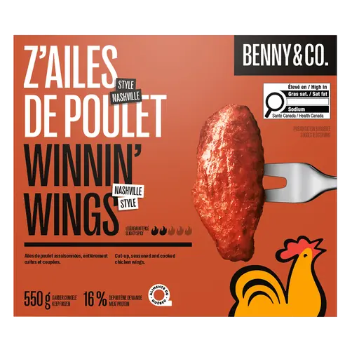 Frozen Chicken Wings Nashville Style 550 g
