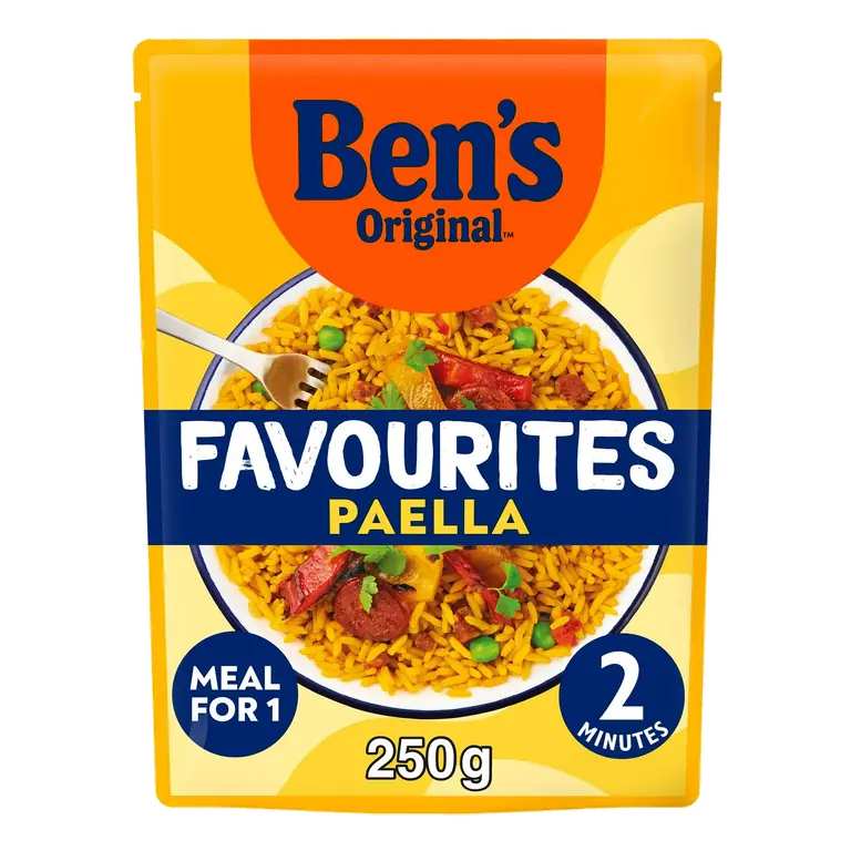 250g Favourites Paella Chorizo & Vegetable Microwave Rice Meal