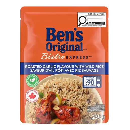 Bistro Express Rice Garlic Long Grain & Wild 250 g