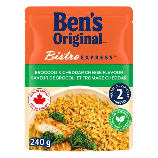 Bistro Express Rice Side Dish Broccoli & Cheddar 240 g