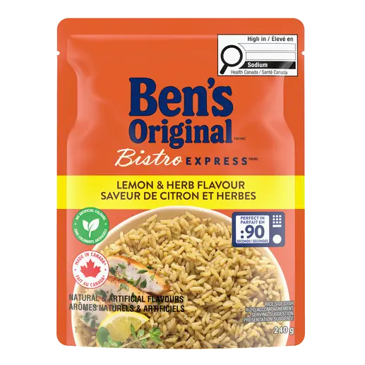 Bistro Express Rice Side Lemon & Herb 240 g