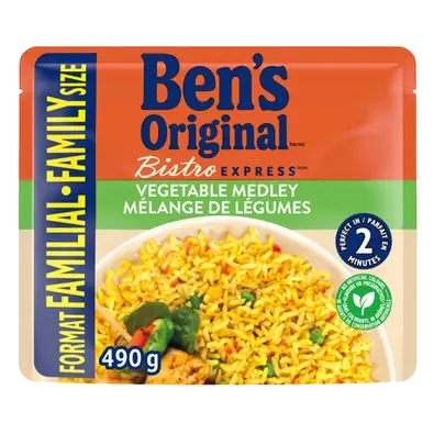 Bistro Express Rice Vegetable Medley Family Size 490 g