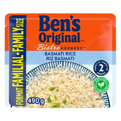 Bistro Express Side Dish Basmati Rice Family Size 490 g