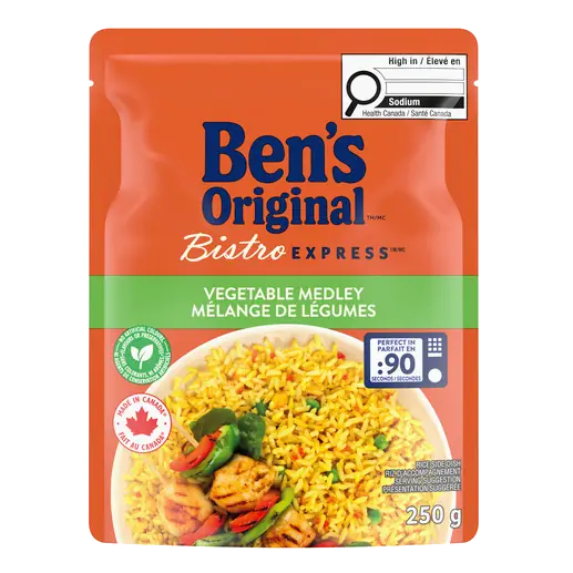 Bistro Express Vegetable Medley Rice Side Dish 250 g
