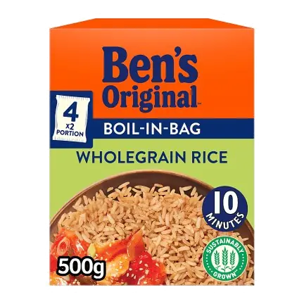 Ben's Original Boil-In-Bag Wholegrain Rice
