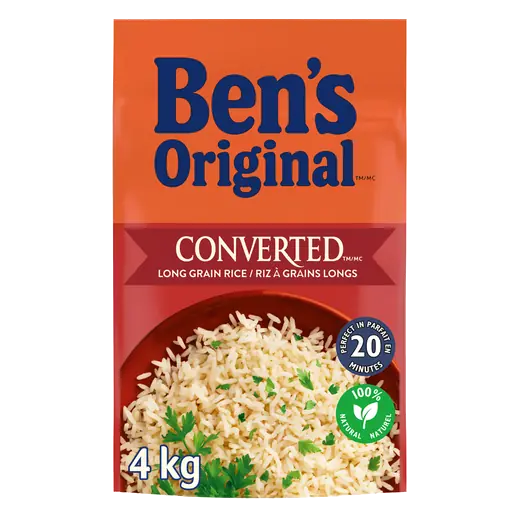 Converted Rice Side Dish Long Grain Parboiled 4 kg