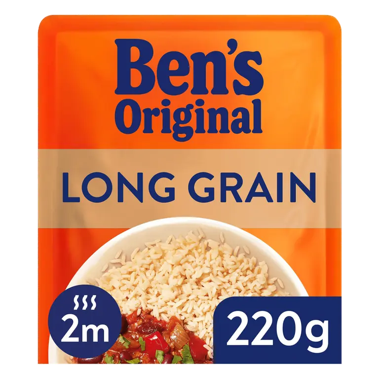 Bens Original Long Grain Microwave Rice 220g