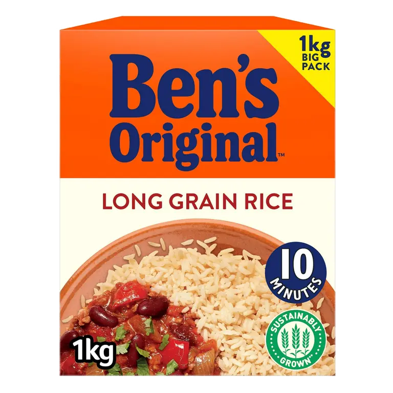 Bens Original Long Grain Rice 1kg
