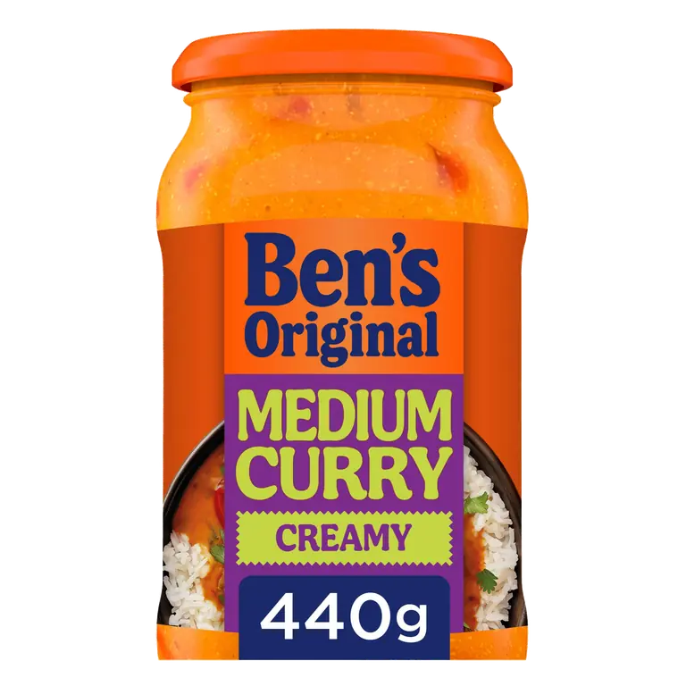 Bens Original Medium Curry Sauce 440g
