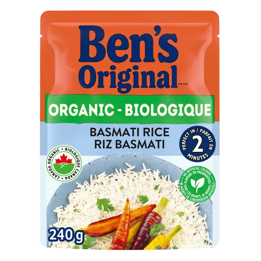 Organic Side Dish Basmati Rice 240 g