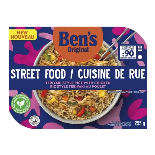 Ben's Original Street Food Teriyaki Style Rice With Chicken 255 g