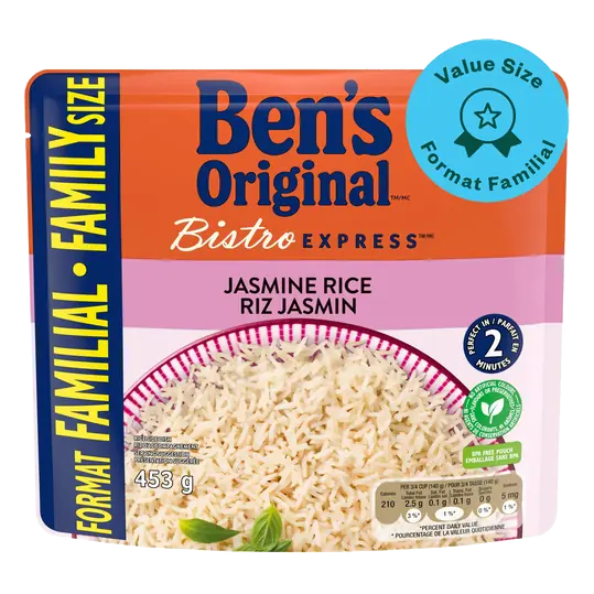 Bistro Express Jasmine Rice Family Size 453 g