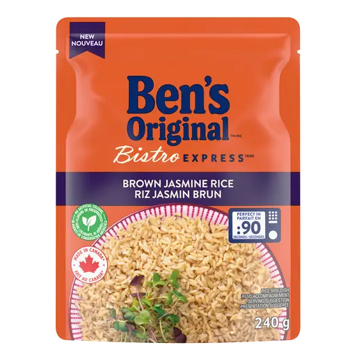 Bistro Express Rice Side Dish Brown Jasmine Rice 240 g
