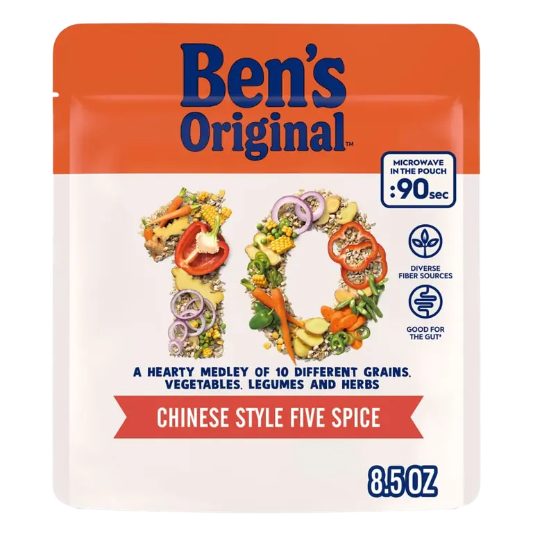 Chinese Style Five Spice a Hearty Medley of 10 Different Grains, Vegetables, Legumes and Herbs