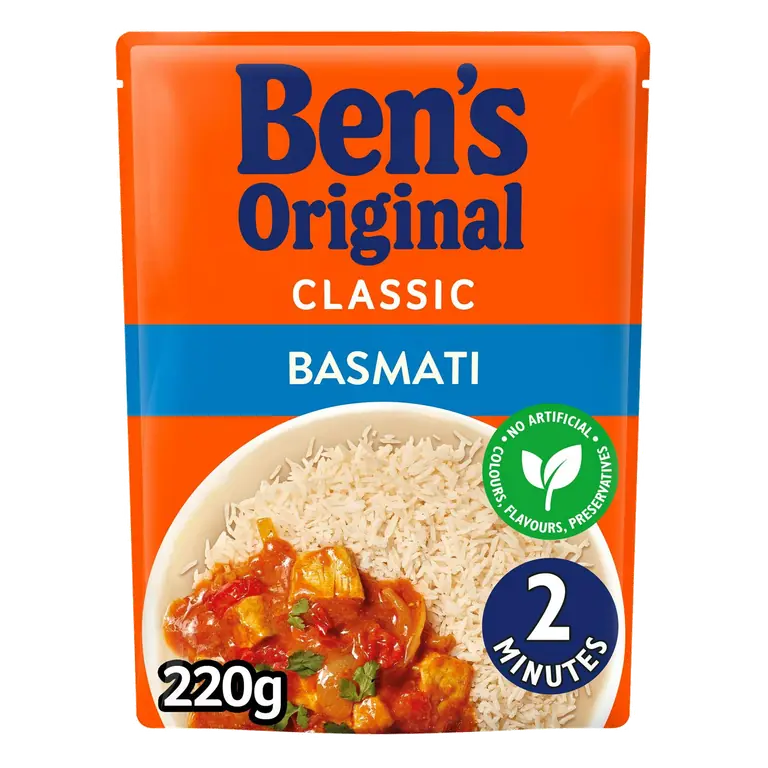 Classic Basmati Microwave Rice 220g