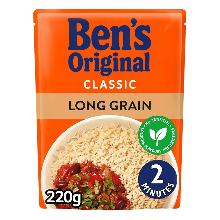 Classic Long Grain Microwave Rice 220g