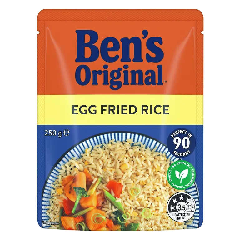 Egg Fried Microwave Rice Pouch