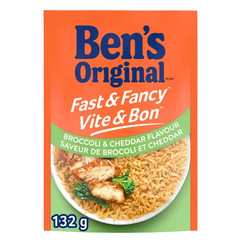 Fast & Fancy Rice Broccoli & Cheddar Flavour 132 g