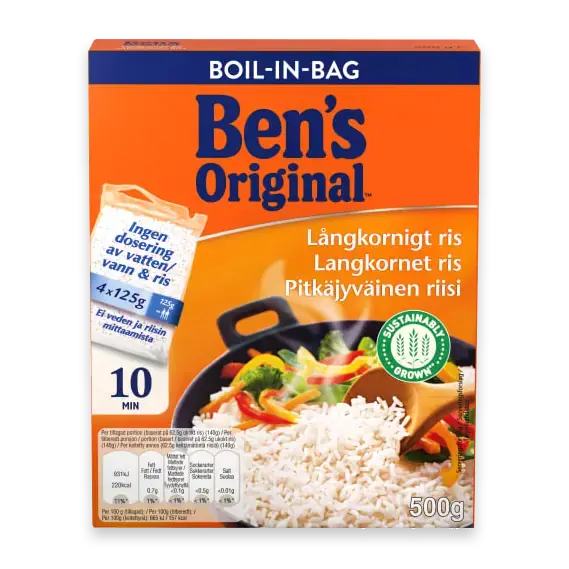 Långkornigt Ris Boil-in-bag 4x125g