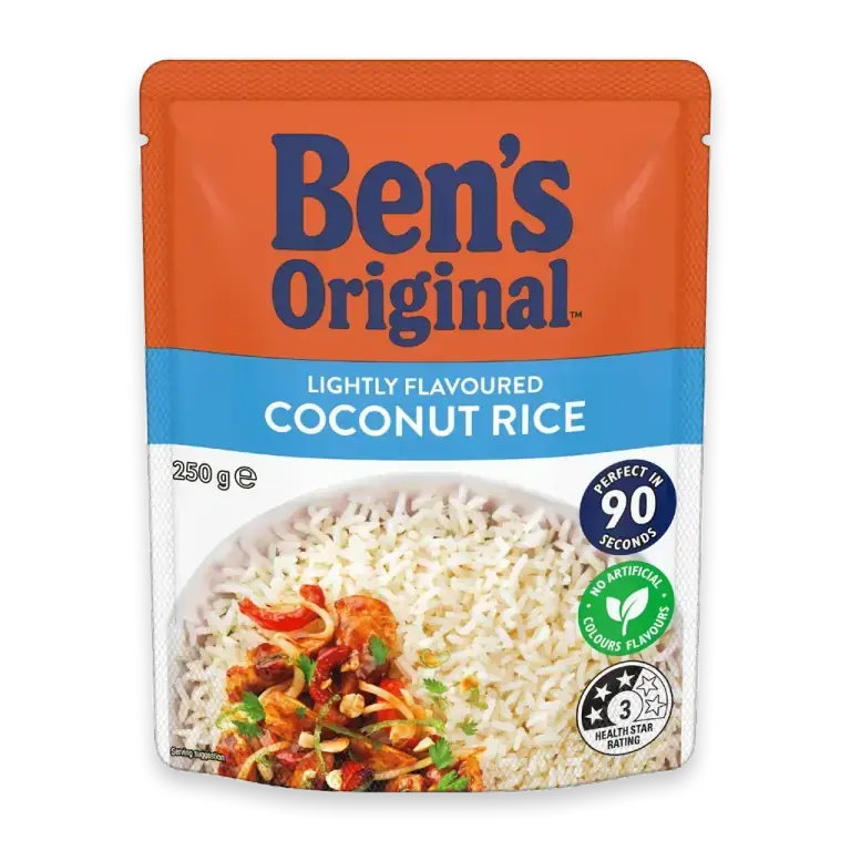 Lightly Flavour Coconut Microwave Rice Pouch