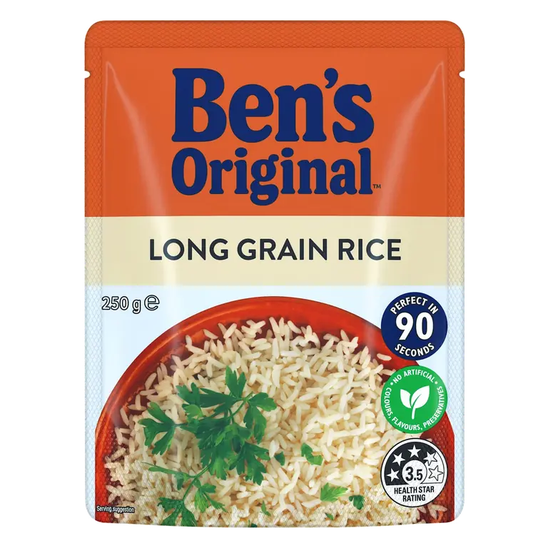 Long Grain Microwave Rice Pouch