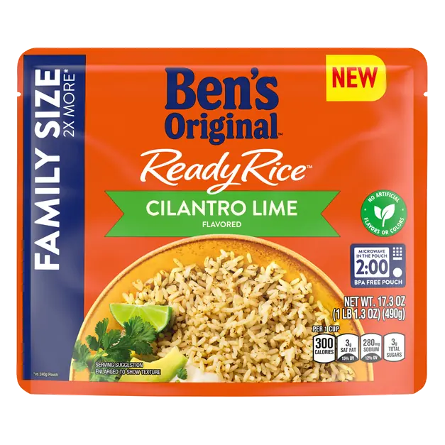 Microwave Ready Rice Mix Cilantro Lime Family Size