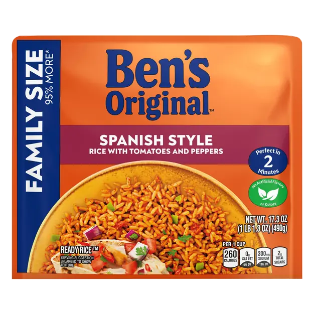 Microwave Ready Rice Mix Spanish Style Family Size