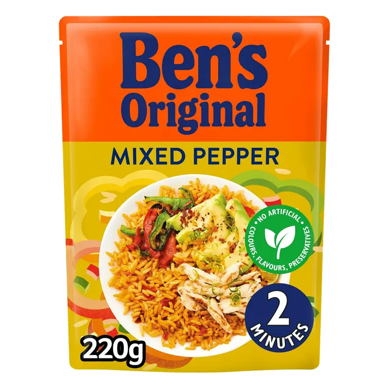 Mixed Pepper Microwave Rice 220g