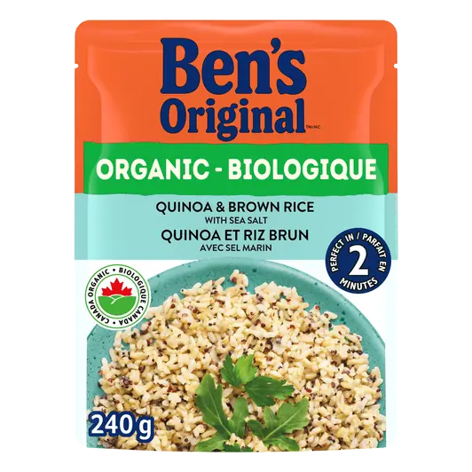 Organic Quinoa & Brown Rice With Sea Salt 240 g