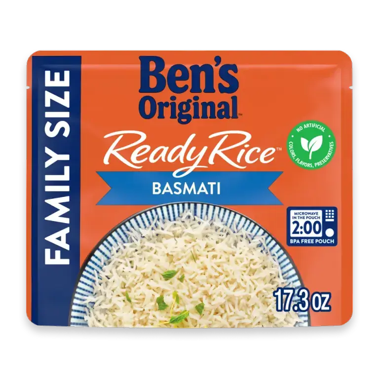 Ready Rice Basmati Rice, Easy Dinner Side, 17.3 oz Pouch